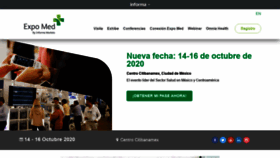 What Expomed.com.mx website looked like in 2020 (3 years ago)