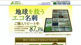 What Eco-meishi.info website looked like in 2020 (3 years ago)
