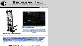 What Escalera.com website looked like in 2020 (3 years ago)
