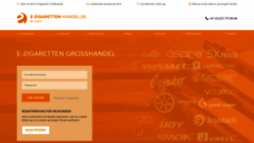 What E-zigaretten-handel.de website looked like in 2020 (3 years ago)