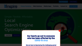 What Espinspire.com website looked like in 2020 (3 years ago)