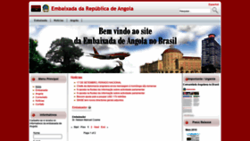 What Embaixadadeangola.com.br website looked like in 2020 (3 years ago)