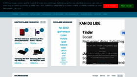 What Edbpriser.dk website looked like in 2020 (3 years ago)