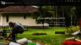What Ehotodesign.com website looked like in 2020 (3 years ago)