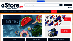 What Estore.nu website looked like in 2020 (3 years ago)