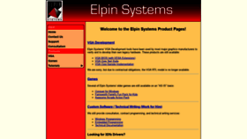 What Elpin.com website looked like in 2020 (3 years ago)