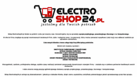 What Electroshop24.pl website looked like in 2020 (3 years ago)
