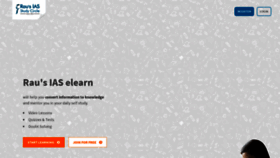 What Elearn.rauias.com website looked like in 2020 (3 years ago)