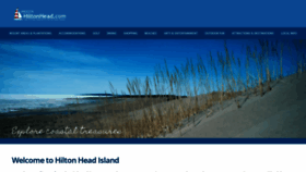 What Explorehiltonhead.com website looked like in 2020 (3 years ago)