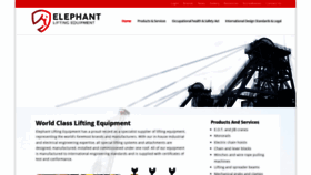 What Elephantlifting.co.za website looked like in 2020 (3 years ago)