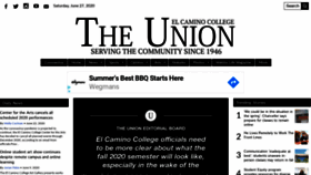 What Eccunion.com website looked like in 2020 (3 years ago)