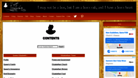 What Elizabethi.org website looked like in 2020 (3 years ago)
