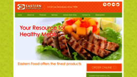 What Easternfood.com website looked like in 2020 (3 years ago)