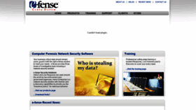 What E-fense.com website looked like in 2020 (3 years ago)