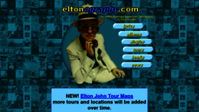 What Eltonography.com website looked like in 2020 (3 years ago)