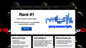 What Easyseoscripts.com website looked like in 2020 (3 years ago)