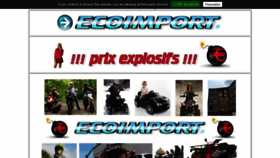 What Eco-importateur-magasin-quad-scooter-motocross.com website looked like in 2020 (3 years ago)