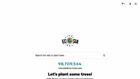 What Ecosia.com website looked like in 2020 (3 years ago)