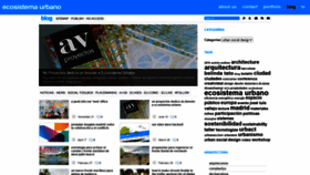 What Ecosistemaurbano.org website looked like in 2020 (5 years ago)