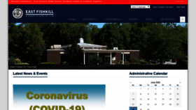 What Eastfishkillny.gov website looked like in 2020 (3 years ago)