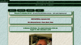 What Edmullen.net website looked like in 2020 (3 years ago)