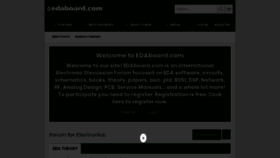 What Edaboard.com website looked like in 2020 (3 years ago)