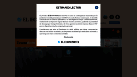 What Eleconomista.com.mx website looked like in 2020 (3 years ago)