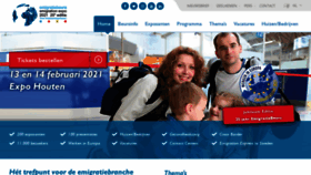 What Emigratie.nl website looked like in 2020 (3 years ago)