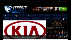 What Esportswatchdog.com website looked like in 2020 (3 years ago)
