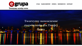 What Egrupa.pl website looked like in 2020 (3 years ago)