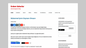 What Erdemseherler.com website looked like in 2020 (3 years ago)