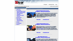 What Elcor.net website looked like in 2020 (3 years ago)