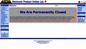 What Electronicproductonline.com website looked like in 2020 (3 years ago)