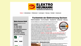 What Elektro-neumann.de website looked like in 2020 (3 years ago)