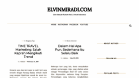 What Elvinmiradi.com website looked like in 2020 (3 years ago)
