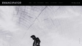 What Emancipatormusic.com website looked like in 2020 (3 years ago)