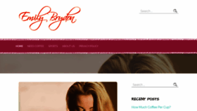 What Emilybrydon.com website looked like in 2020 (3 years ago)