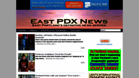 What Eastpdxnews.com website looked like in 2020 (3 years ago)