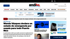 What Endi.com website looked like in 2020 (3 years ago)