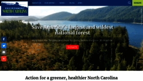 What Environmentnorthcarolina.org website looked like in 2020 (3 years ago)