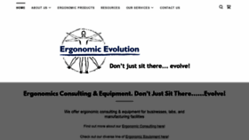What Ergonomicevolution.com website looked like in 2020 (3 years ago)