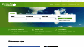 What Escapadasfindesemana.net website looked like in 2020 (3 years ago)