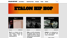 What Etalonhiphopblog.com website looked like in 2020 (3 years ago)