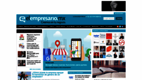 What Elempresario.mx website looked like in 2020 (3 years ago)