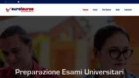 What Eurolaurea.com website looked like in 2020 (4 years ago)