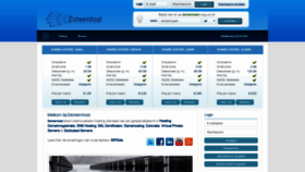 What Extreemhost.nl website looked like in 2020 (3 years ago)