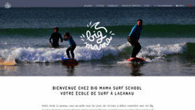 What Ecole-surf-lacanau.com website looked like in 2020 (3 years ago)