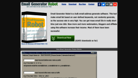 What Email-generator.org website looked like in 2020 (3 years ago)