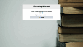 What Elearning.riinvest.net website looked like in 2020 (3 years ago)
