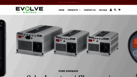 What Evolveelectrics.com website looked like in 2020 (3 years ago)